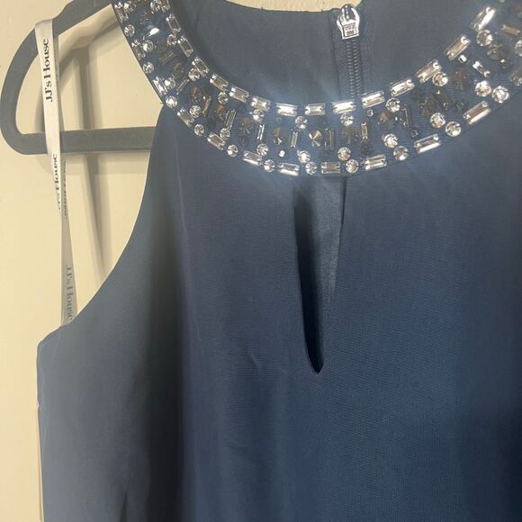 JJ's House Cocktail Dress Sz 10 Dark Navy Brand new! - Picture 7 of 12